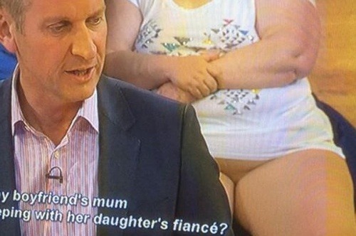 Diváčka sa obliekla dosť nevhodne