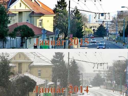 Slovenské ulice pokryje sneh