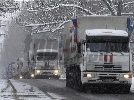 Humanitárny konvoj dorazil na Ukrajinu