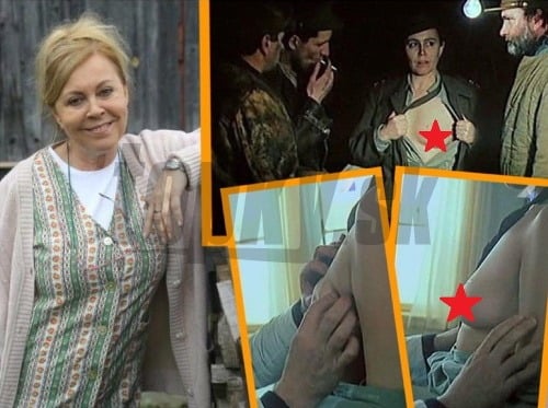 Marta Sládečková, ktorá v zábavnom seriáli Horná Dolná stvárňuje prísnu učiteľku, ukázala v minulosti nahé prsia. 