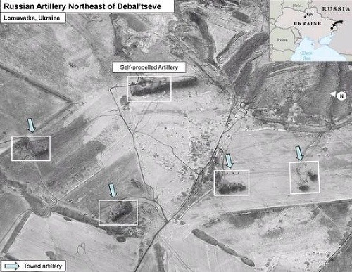 Satelitné zábery dokazujú prítomnosť ruských zbraní