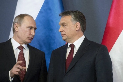 Vladimir Putin sa stretol s predstaviteľmi maďarskej vlády
