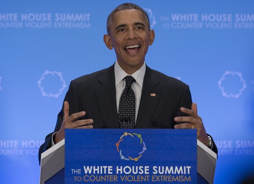 Barack Obama počas medzinárodnej konferencie o opatreniach proti terorizmu a radikalizácii