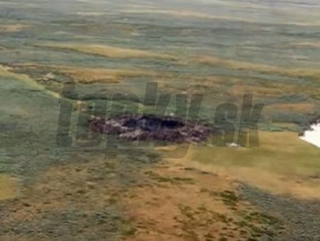 Ďalší záhadný kráter na ruskej Sibíri