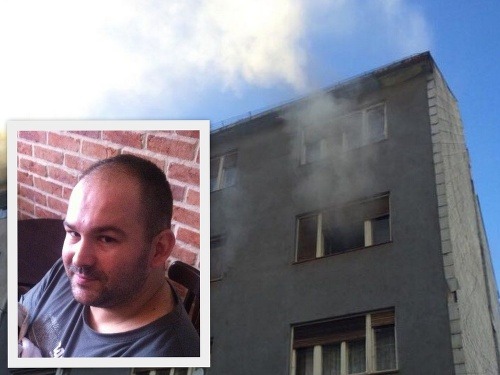 Peter zachránil ženu z horiaceho bytu na Panenskej ulici v Bratislave