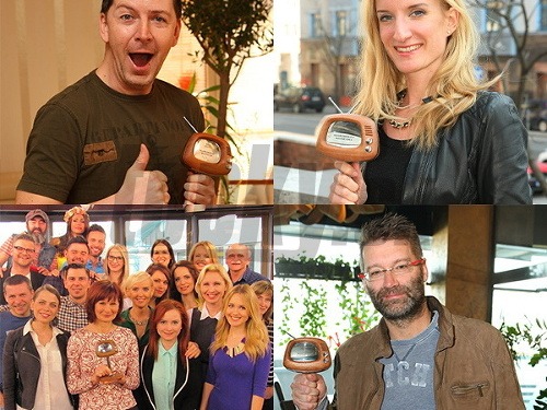 Televízne tváre už majú v rukách ocenenia za víťazstvo v ankete Telkáč roka 2014.