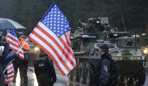 Takto vítali Česi americký konvoj v marci