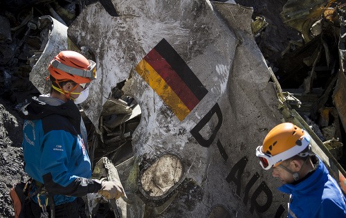 Trosky lietadla spoločnosti Germanwings