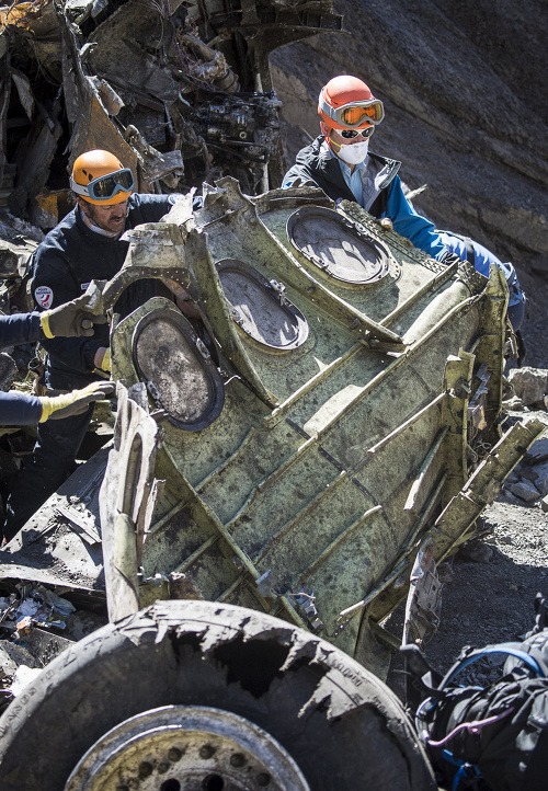 Trosky lietadla spoločnosti Germanwings