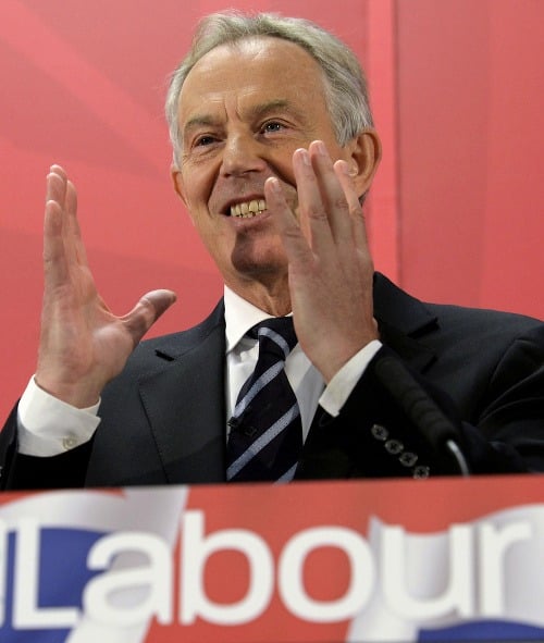 Niekdajší labouristický premiér Tony Blair.