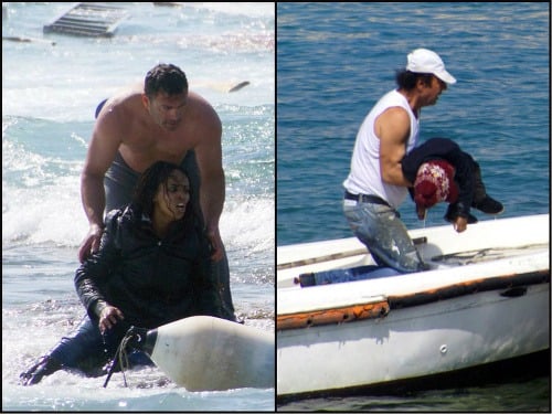 Tieto dve fotografie zobrazujú ženu, ktorá prežila, no aj dieťa, ktoré nemalo šancu.