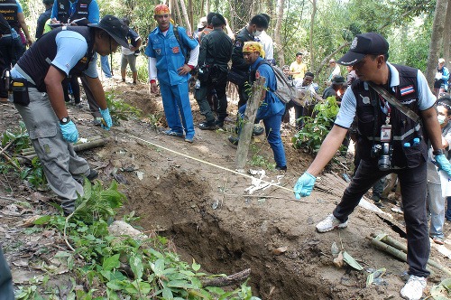 V Thajsku našli masový hrob