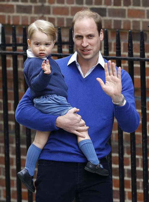 princ William a malý princ George
