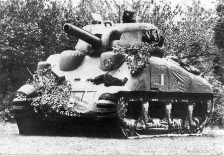 Falošný tank M4 Sherman