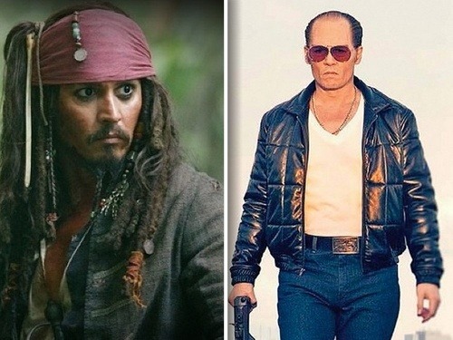 Johnny Depp je muž mnohých tvárí. Kým v Pirátoch z Karibiku sa pýšil bujnou hrivou, vo svojom najnovšom filme má začínajúcu plešinu. 