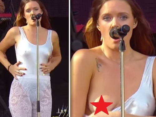 Tove Lo nie je žiadna hanblivka. Fanúšikom na svojom koncerte ukázala nahý prsník. 