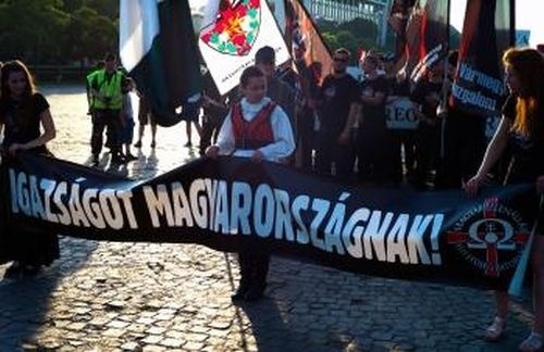 Protest organizuje ultrapravicová strana Jobbik