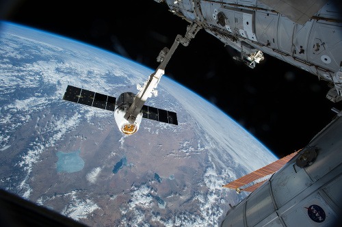 Pohľad z vesmírnej stanice ISS