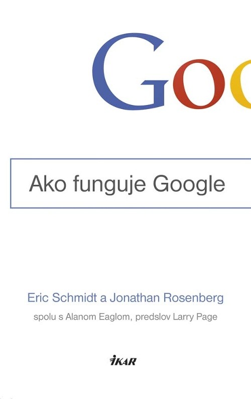 Obal knihy Ako funguje Google
