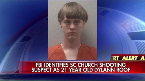 Údajny páchateľ masakru v Charlestone, Dylann Roof