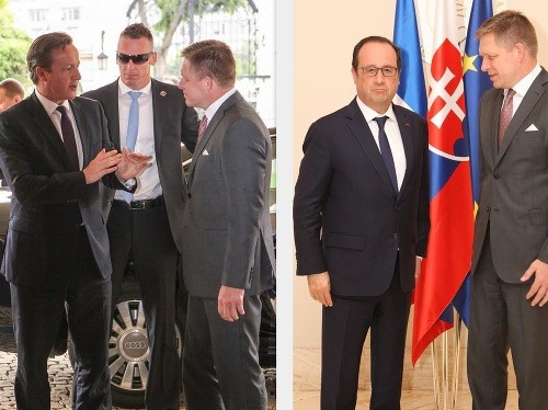 V Bratislave sú najvýznamnejší lídri sveta Hollande a Cameron