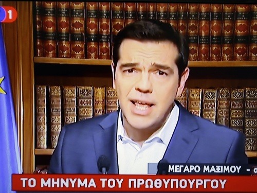 Tsipras vyzval Grékov, aby povedali nie