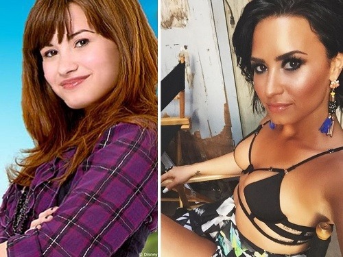 Demi Lovato sa v priebehu rokov zmenila na atraktívnu ženu. 