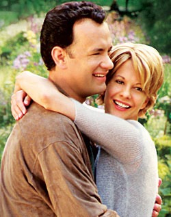 Tom Hanks a Meg Ryan ako zaľúbenci vo filme Láska cez internet.