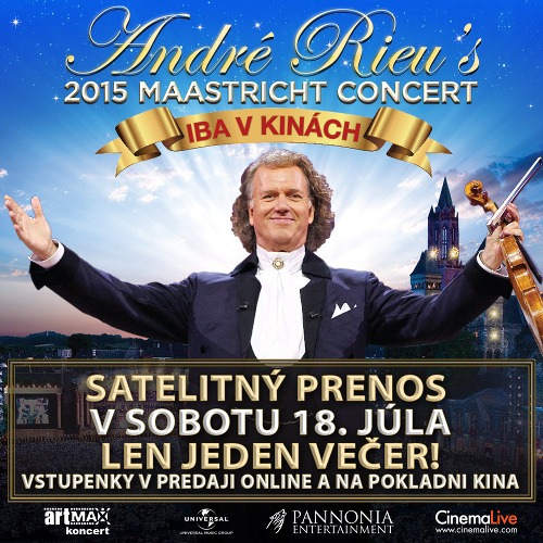 Kráľ Valčíkov André Rieu v kinách Cinemax