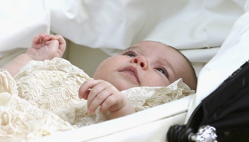 Fotky z krstu princeznej Charlotte