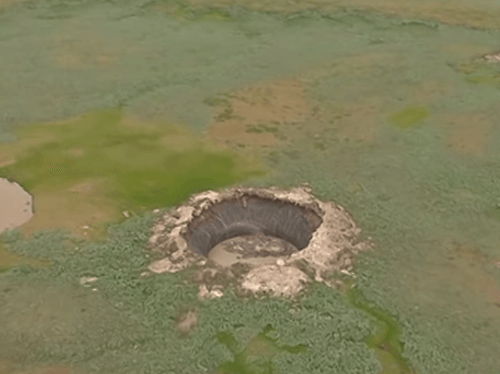Na Sibíri je takýchto kráterov plno