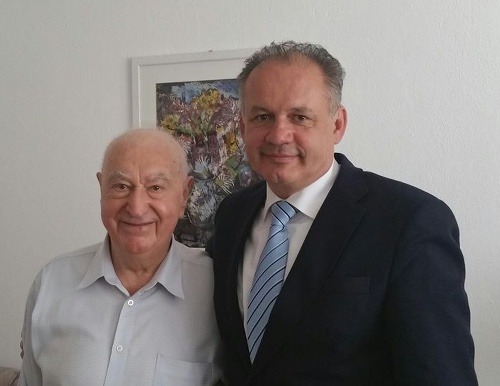 Srholca navštívil aj prezident Andrej Kiska