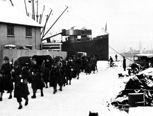 Americkí vojaci sa vylodili na Islande. Január 1942.