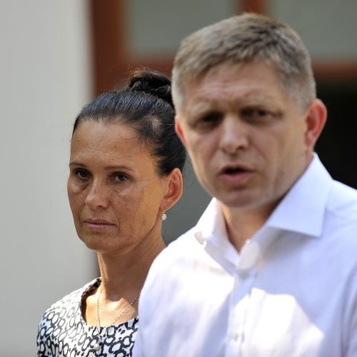 Premiér Fico a jeho manželka Svetlana