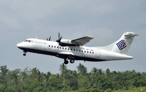 Zrútené lietadlo ATR 42-300 Trigana Air Service