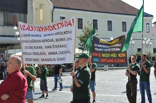 Protest v Trnave proti