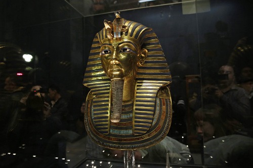 Zlatá maska kráľa Tutanchamóna.