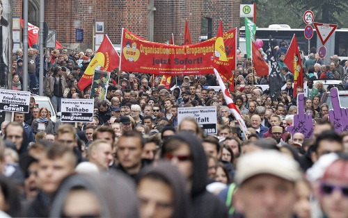 Protest v Hamburgu
