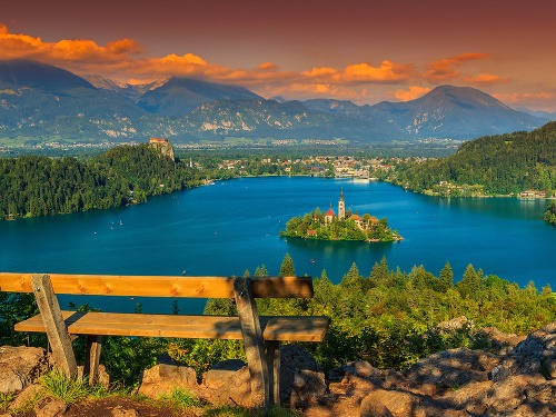 Jazero Bled, Slovinsko