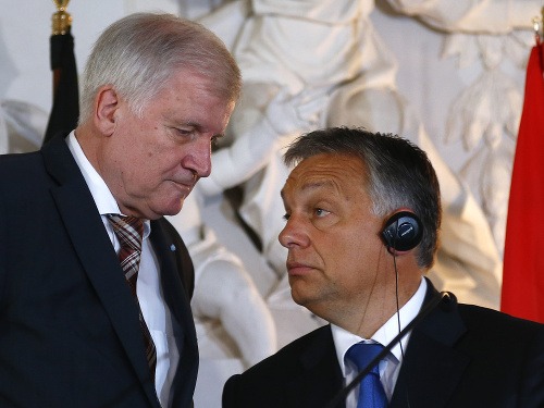 Horst Seehofer s Vitkorom Orbánom