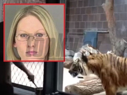 Takto vyzerá žena, ktorá dobrovoľne vliezla tigrovi do klietky.