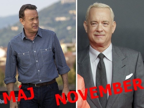 Tom Hanks sa za pár mesiacov takto zmenil. 