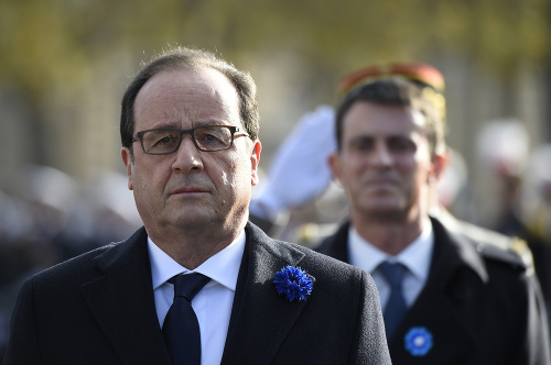 Manuel Valls a prezident Hollande