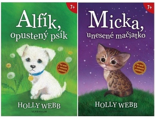 Obaly kníh Alfík a Micka