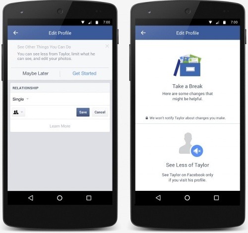 Facebook chce urobiť rozchody menej bolestivé. Nemusíte si tak blokovať ex-partnerov
