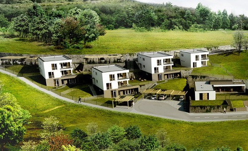 Projekt ponúka tri trojizbové byty, 6 štvorizbových a jeden štvorizbový rodinný dom