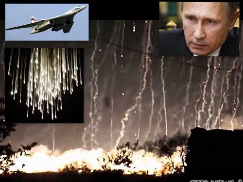 Putinove lietadlá podľa aktivistov zhadzujú v Sýrii fosfor.