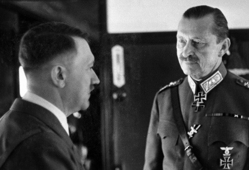 Adolf Hitler s maršalom Carlom Mannerheimom 
