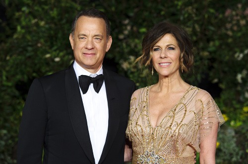 Tom Hanks s manželkou Ritou Wilson