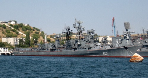 Ruská vojnová loď Smetlivyj